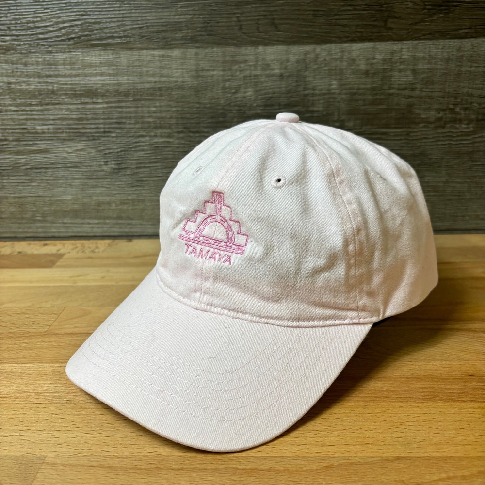 Tamaya Hat Cap Strap Back Womens One Size Pink Casual Adjustable